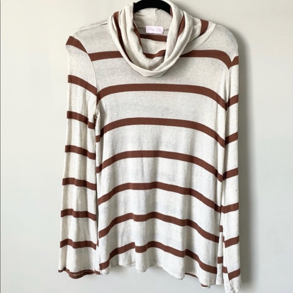 Pink Lily tunic sweater